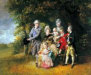 johan, Queen Charlotte with her Children and Brothers